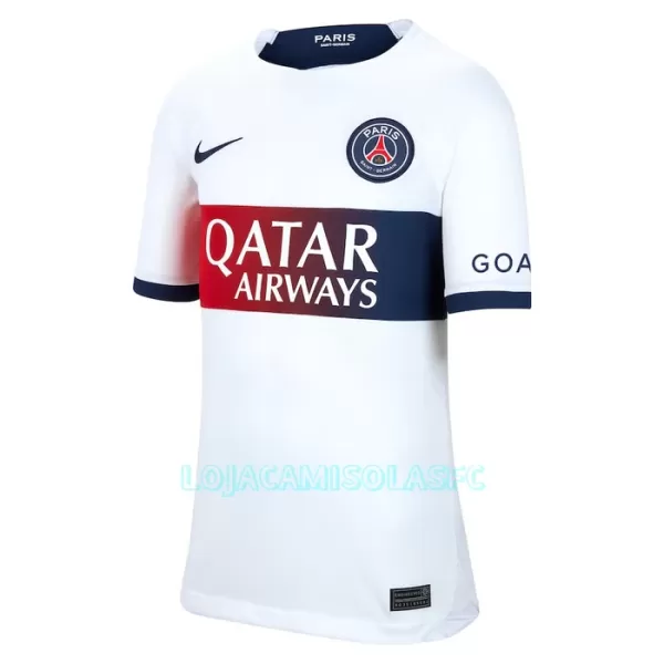 Camisola Paris Saint-Germain Mbappé 7 Mulher Equipamento 2ª 2023/24
