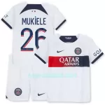 Camisola Paris Saint-Germain Mukiele 26 Criança Equipamento 2ª 2023/24