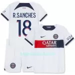 Camisola Paris Saint-Germain R.Sanches 18 Criança Equipamento 2ª 2023/24