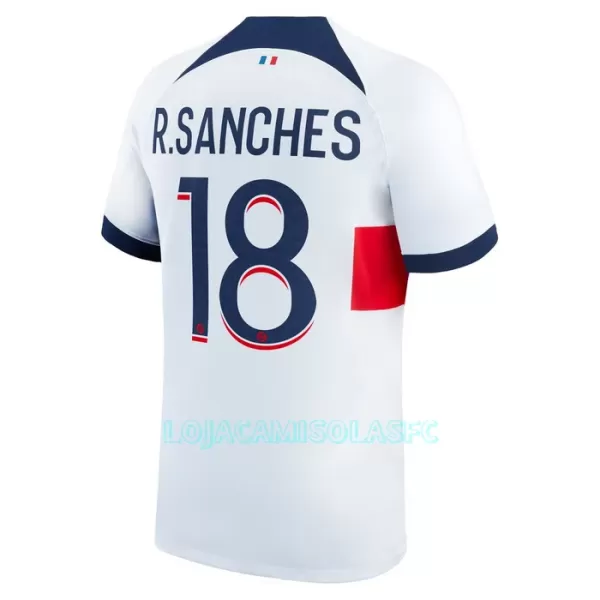 Camisola Paris Saint-Germain R.Sanches 18 Homem Equipamento 2ª 2023/24