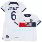 Camisola Paris Saint-Germain Verratti 6 Criança Equipamento 2ª 2023/24