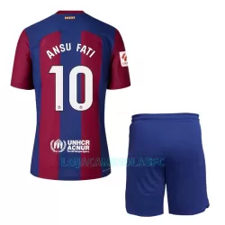 Camisola FC Barcelona Ansu Fati 10 Criança Equipamento 1ª 2023/24 Camisola FC Barcelona Ansu Fati 10 Criança Equipamento 1ª 2023/24