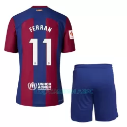 Camisola FC Barcelona Ferran 11 Criança Equipamento 1ª 2023/24 Camisola FC Barcelona Ferran 11 Criança Equipamento 1ª 2023/24