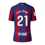 Camisola FC Barcelona Frenkie de Jong 21 Homem Equipamento 1ª 2023/24
