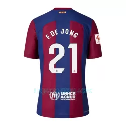 Camisola FC Barcelona Frenkie de Jong 21 Homem Equipamento 1ª 2023/24 Camisola FC Barcelona Frenkie de Jong 21 Homem Equipamento 1ª 2023/24