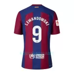 Camisola FC Barcelona Lewandowski 9 Homem Equipamento 1ª 2023/24