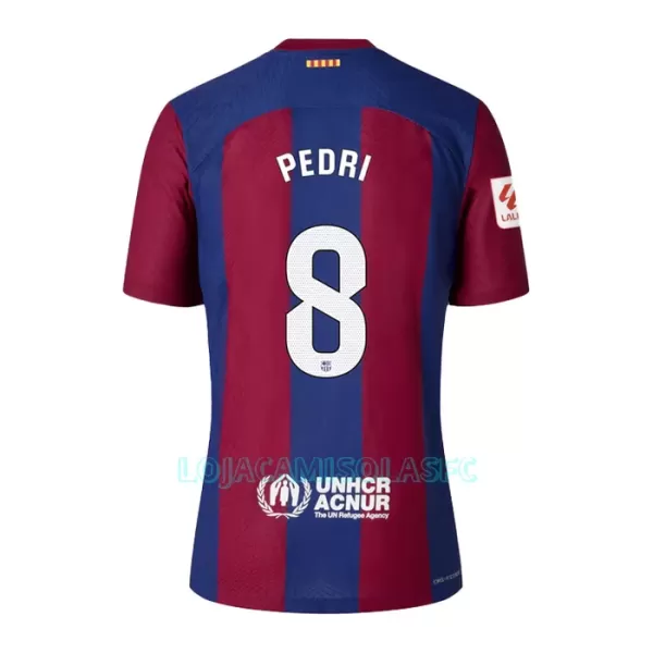 Camisola FC Barcelona Pedri 8 Criança Equipamento 1ª 2023/24