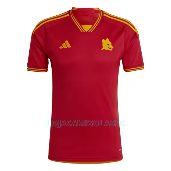 Camisola AS Roma Criança Equipamento 1ª 2023/24