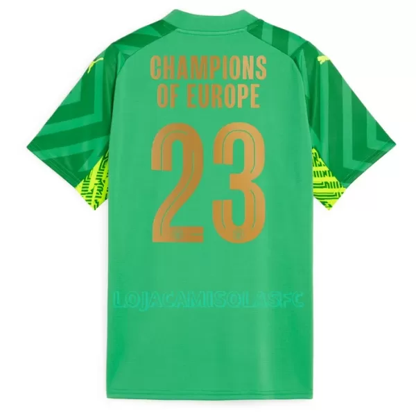 Camisola Guarda-Redes Manchester City Champions of Europe Homem Equipamento 1ª 2023/24