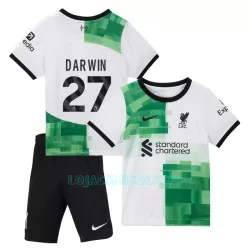 Camisola Liverpool Darwin 27 Criança Equipamento 2ª 2023/24 Camisola Liverpool Darwin 27 Criança Equipamento 2ª 2023/24