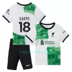 Camisola Liverpool Gakpo 18 Criança Equipamento 2ª 2023/24