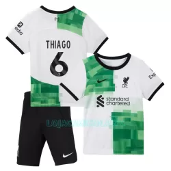 Camisola Liverpool Thiago 6 Criança Equipamento 2ª 2023/24