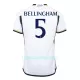 Camisola Real Madrid Bellingham 5 Criança Equipamento 1ª 2023/24
