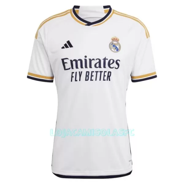 Camisola Real Madrid Bellingham 5 Criança Equipamento 1ª 2023/24