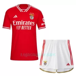 Camisola SL Benfica Criança Equipamento 1ª 2023/24 Camisola SL Benfica Criança Equipamento 1ª 2023/24
