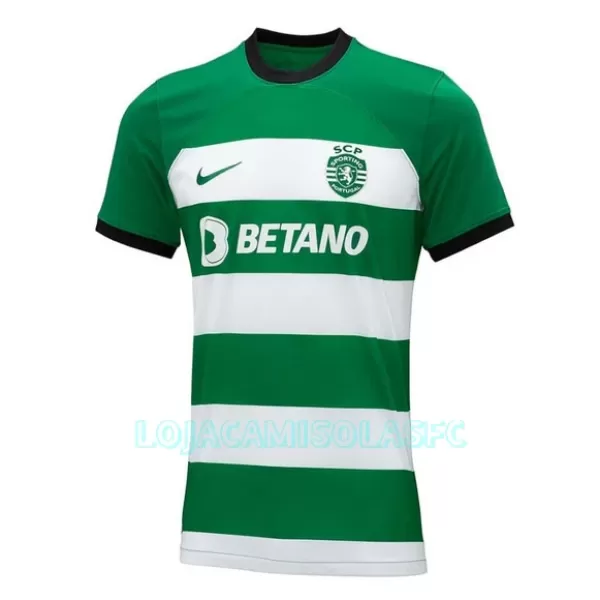 Camisola Sporting CP Criança Equipamento 1ª 2023/24