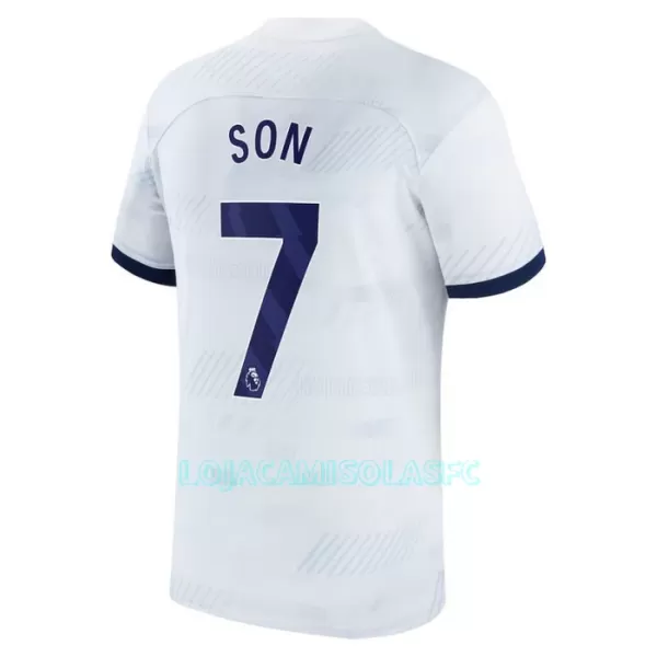 Camisola Tottenham Hotspur Son 7 Criança Equipamento 1ª 2023/24