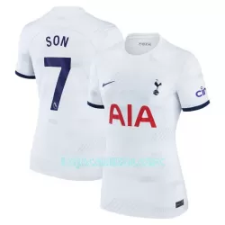 Camisola Tottenham Hotspur Son 7 Mulher Equipamento 1ª 2023/24 Camisola Tottenham Hotspur Son 7 Mulher Equipamento 1ª 2023/24