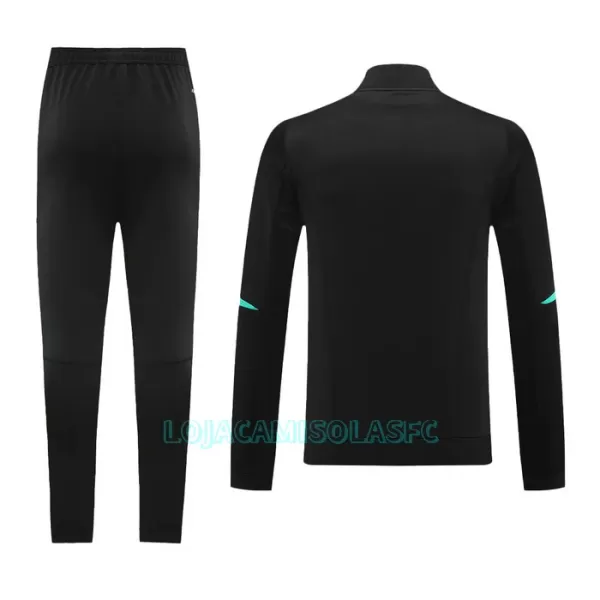 Casaco de Treino Conjunto Manchester United Homem 2023/24 Preta