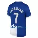 Camisola Atlético Madrid Griezmann 7 Homem Equipamento 2ª 2023/24