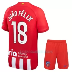 Camisola Atlético Madrid João Félix 18 Criança Equipamento 1ª 2023/24 Camisola Atlético Madrid João Félix 18 Criança Equipamento 1ª 2023/24