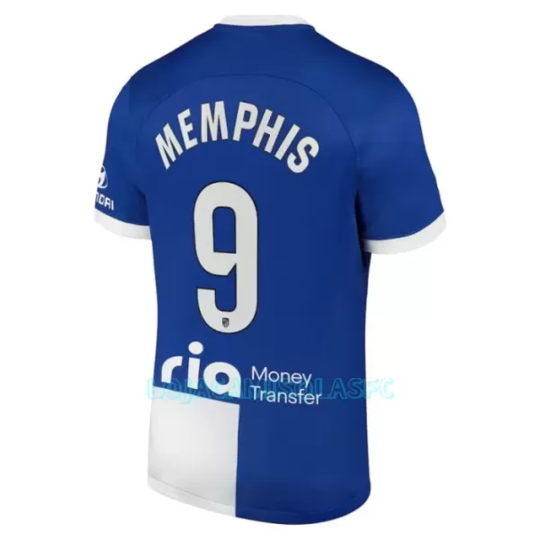 Camisola Atlético Madrid Memphis 9 Criança Equipamento 2ª 2023/24
