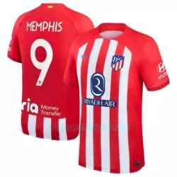 Camisola Atlético Madrid Memphis 9 Homem Equipamento 1ª 2023/24 Camisola Atlético Madrid Memphis 9 Homem Equipamento 1ª 2023/24