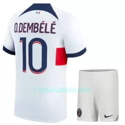 Camisola Paris Saint-Germain Dembele 10 Criança Equipamento 2ª 2023/24 Camisola Paris Saint-Germain Dembele 10 Criança Equipamento 2ª 2023/24