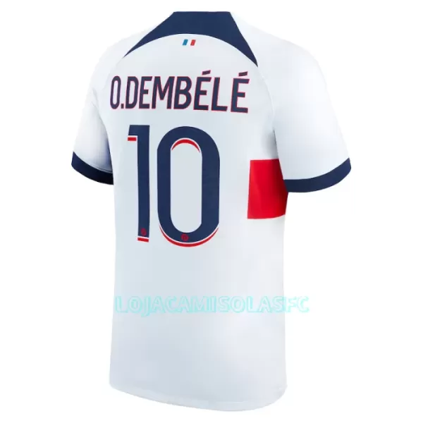 Camisola Paris Saint-Germain Dembele 10 Homem Equipamento 2ª 2023/24