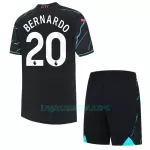 Camisola Manchester City Bernardo 20 Criança Equipamento 3ª 2023/24