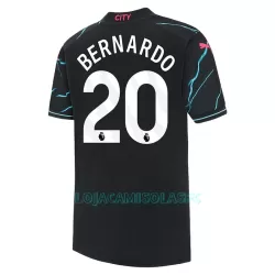 Camisola Manchester City Bernardo 20 Criança Equipamento 3ª 2023/24