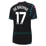 Camisola Manchester City De Bruyne 17 Mulher Equipamento 3ª 2023/24