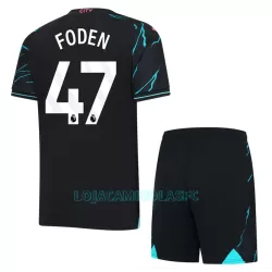 Camisola Manchester City Foden 47 Criança Equipamento 3ª 2023/24