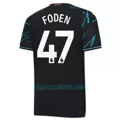 Camisola Manchester City Foden 47 Homem Equipamento 3ª 2023/24