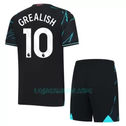 Camisola Manchester City Grealish 10 Criança Equipamento 3ª 2023/24 Camisola Manchester City Grealish 10 Criança Equipamento 3ª 2023/24