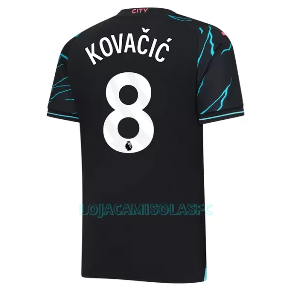 Camisola Manchester City Kovacic 8 Criança Equipamento 3ª 2023/24