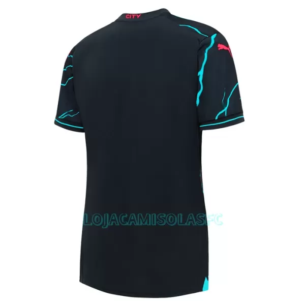 Camisola Manchester City Mulher Equipamento 3ª 2023/24