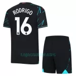 Camisola Manchester City Rodrigo 16 Criança Equipamento 3ª 2023/24