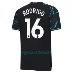 Camisola Manchester City Rodrigo 16 Criança Equipamento 3ª 2023/24