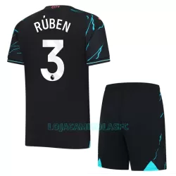 Camisola Manchester City Rúben 3 Criança Equipamento 3ª 2023/24 Camisola Manchester City Rúben 3 Criança Equipamento 3ª 2023/24