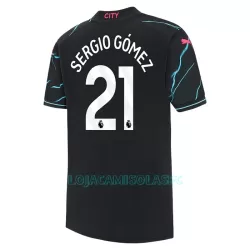Camisola Manchester City Sergio Gomez 21 Homem Equipamento 3ª 2023/24 Camisola Manchester City Sergio Gomez 21 Homem Equipamento 3ª 2023/24