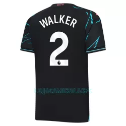 Camisola Manchester City Walker 2 Homem Equipamento 3ª 2023/24 Camisola Manchester City Walker 2 Homem Equipamento 3ª 2023/24