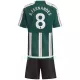 Camisola Manchester United Bruno Fernandes 8 Criança Equipamento 2ª 2023/24