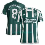 Camisola Manchester United Bruno Fernandes 8 Homem Equipamento 2ª 2023/24