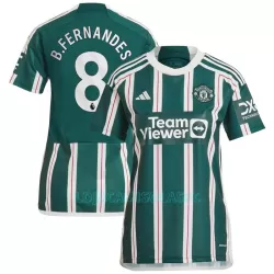 Camisola Manchester United Bruno Fernandes 8 Mulher Equipamento 2ª 2023/24 Camisola Manchester United Bruno Fernandes 8 Mulher Equipamento 2ª 2023/24