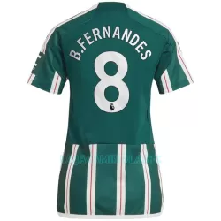 Camisola Manchester United Bruno Fernandes 8 Mulher Equipamento 2ª 2023/24