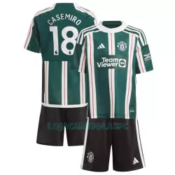 Camisola Manchester United Casemiro 18 Criança Equipamento 2ª 2023/24