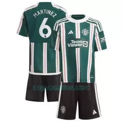 Camisola Manchester United Martinez 6 Criança Equipamento 2ª 2023/24