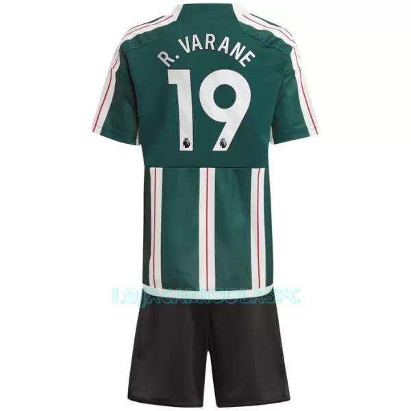 Camisola Manchester United R. Varane 19 Criança Equipamento 2ª 2023/24