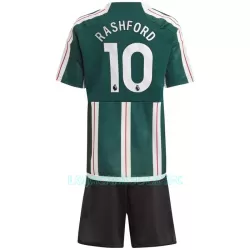 Camisola Manchester United Rashford 10 Criança Equipamento 2ª 2023/24